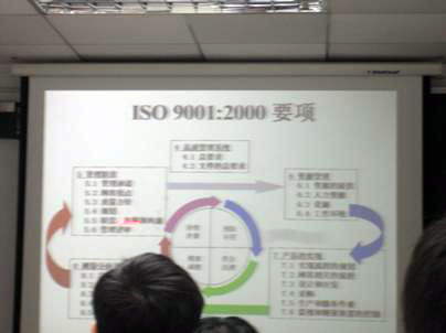 2008年11月8—9日ISO質(zhì)量管理體系深化培訓